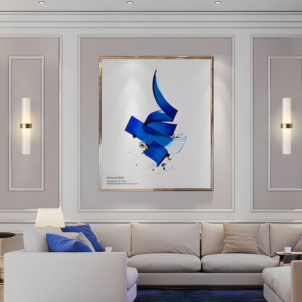 WarmGlow – Frosted Glass Tube Wall Light 1