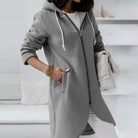 WinterHaven – Soft women's jacket with hood and pockets for coziness and stylish everyday moments 4