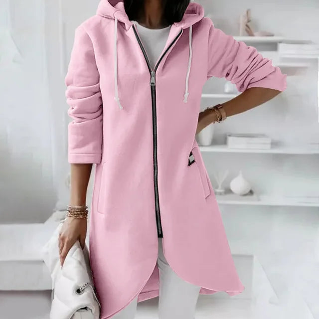 WinterHaven – Soft women's jacket with hood and pockets for coziness and stylish everyday moments 6
