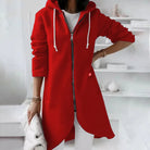 WinterHaven – Soft women's jacket with hood and pockets for coziness and stylish everyday moments 8