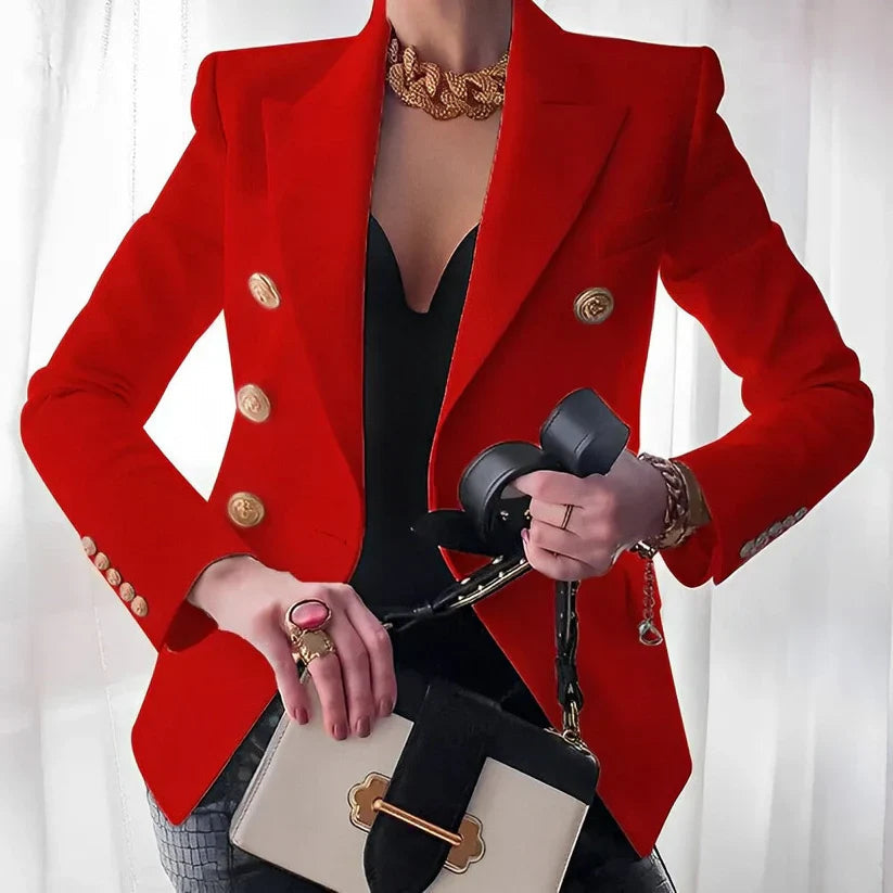 Women's Blazer with Gold Buttons 2