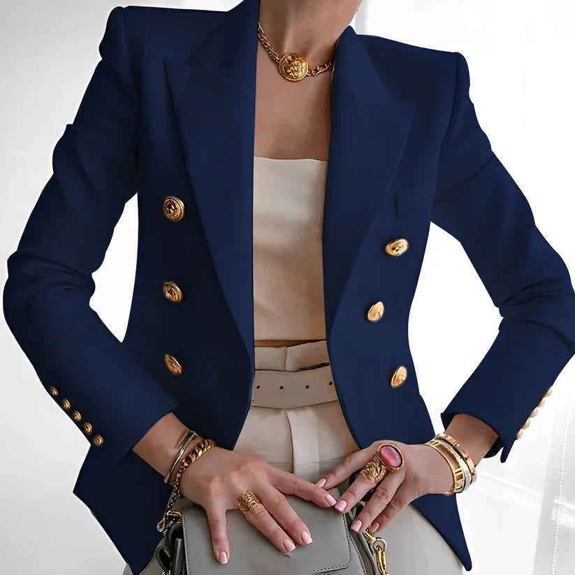 Women's Blazer with Gold Buttons 4