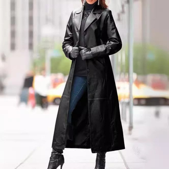 Women's Coat with Stylish Buttons 0