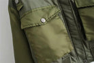 Women's Cropped Utility Bomber Jacket with Patch Pockets and Zip Sleeve 5