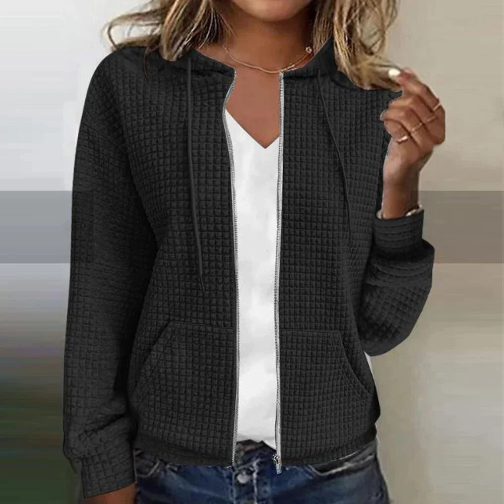 Women’s Insulated Quilted Winter Jacket – Waterproof Windproof Coat with Detachable Hood for Outdoor Activities 0