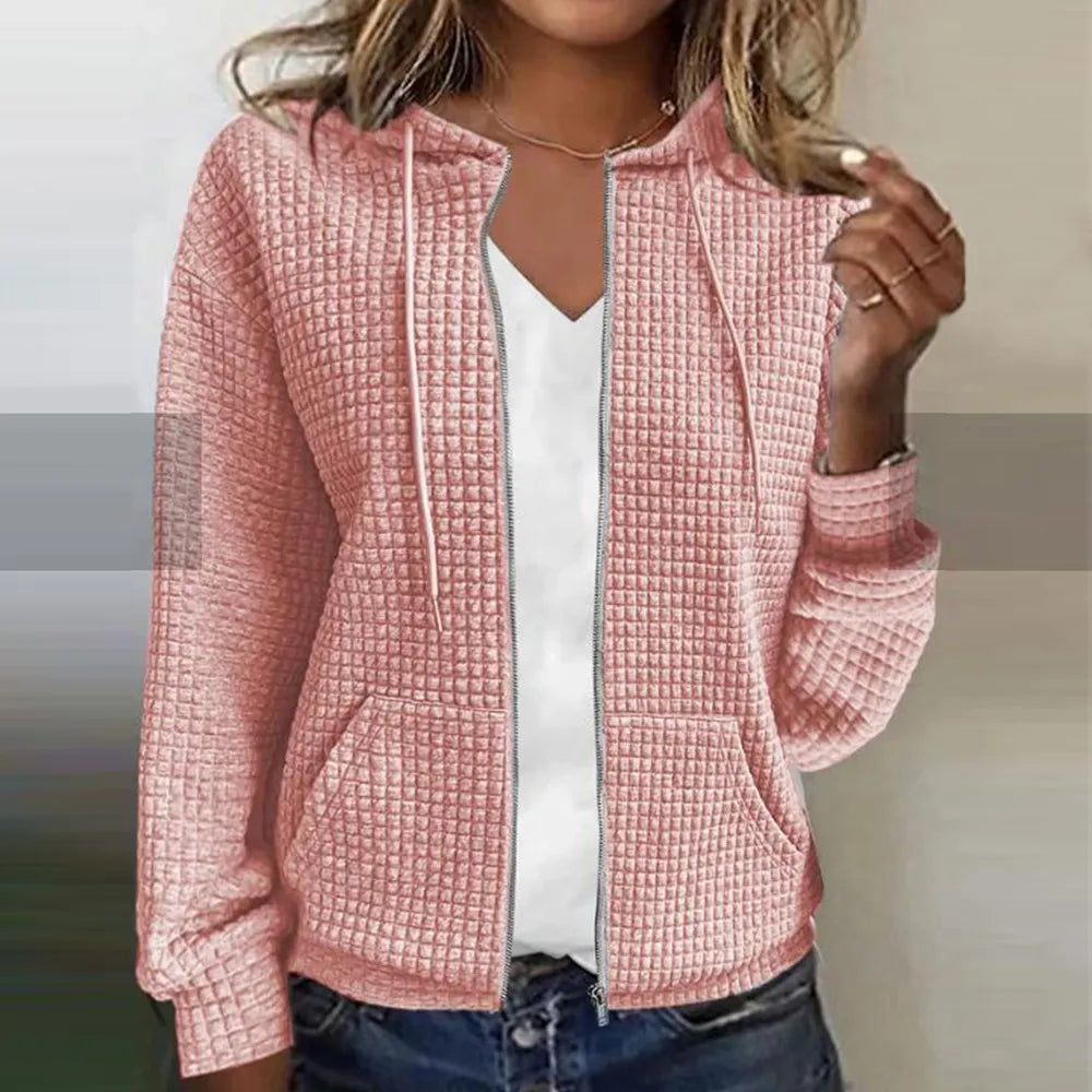Women’s Insulated Quilted Winter Jacket – Waterproof Windproof Coat with Detachable Hood for Outdoor Activities 1