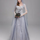 Women’s Lace Maxi Dress | Gothic Corpse Bride Halloween Costume 0