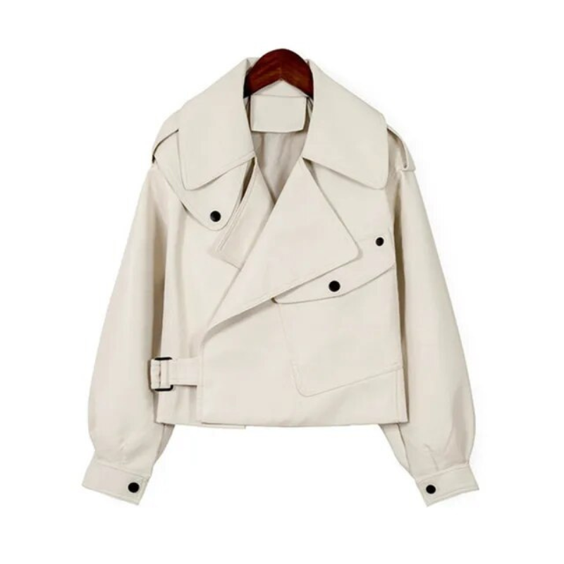 Women's Leather Jacket - Stylish Fit for Casual and Formal Wear 0