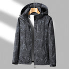 Women's Lightweight Waterproof Jacket with Adjustable Hood and Zip Pockets for Outdoor Activities 3