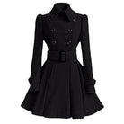 Women’s Lightweight Windbreaker Trench Coat – Slim Fit Medium Length Spring/Fall Outerwear 0