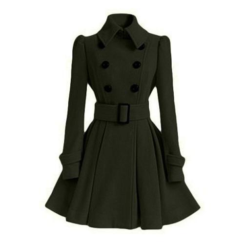 Women’s Lightweight Windbreaker Trench Coat – Slim Fit Medium Length Spring/Fall Outerwear 1
