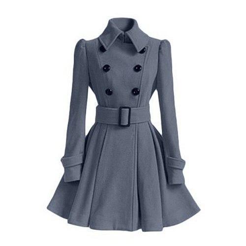 Women’s Lightweight Windbreaker Trench Coat – Slim Fit Medium Length Spring/Fall Outerwear 2