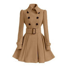 Women’s Lightweight Windbreaker Trench Coat – Slim Fit Medium Length Spring/Fall Outerwear 5