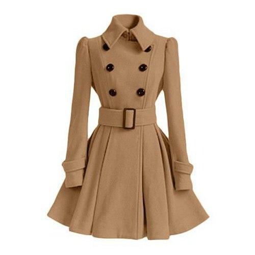 Women’s Lightweight Windbreaker Trench Coat – Slim Fit Medium Length Spring/Fall Outerwear 5