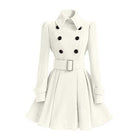 Women’s Lightweight Windbreaker Trench Coat – Slim Fit Medium Length Spring/Fall Outerwear 6