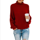 Women’s Oversized Chunky Knit Turtleneck Jumper 10