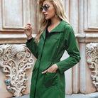 Women’s Relaxed Fit Waterproof Long Rain Jacket – Adjustable Hood, Comfortable Outdoor Coat for All-Weather Protection 1