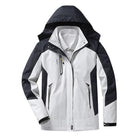 Women's Waterproof Windbreaker Jacket with Sporty Hooded Design 0