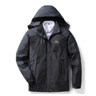 Women's Waterproof Windbreaker Jacket with Sporty Hooded Design 2