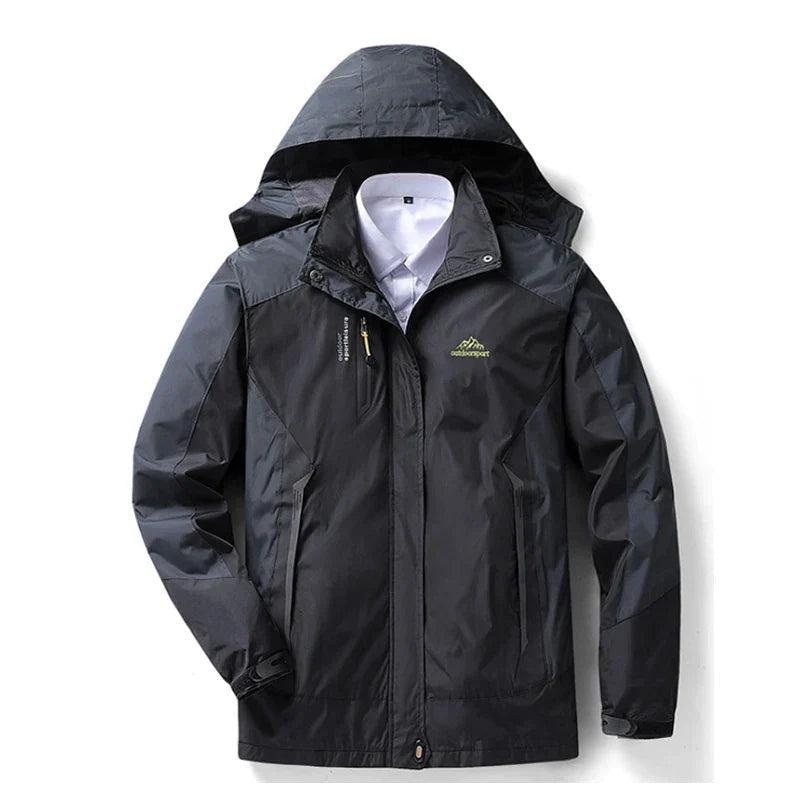 Women's Waterproof Windbreaker Jacket with Sporty Hooded Design 2