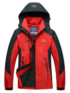 Women's Waterproof Windbreaker Jacket with Sporty Hooded Design 5