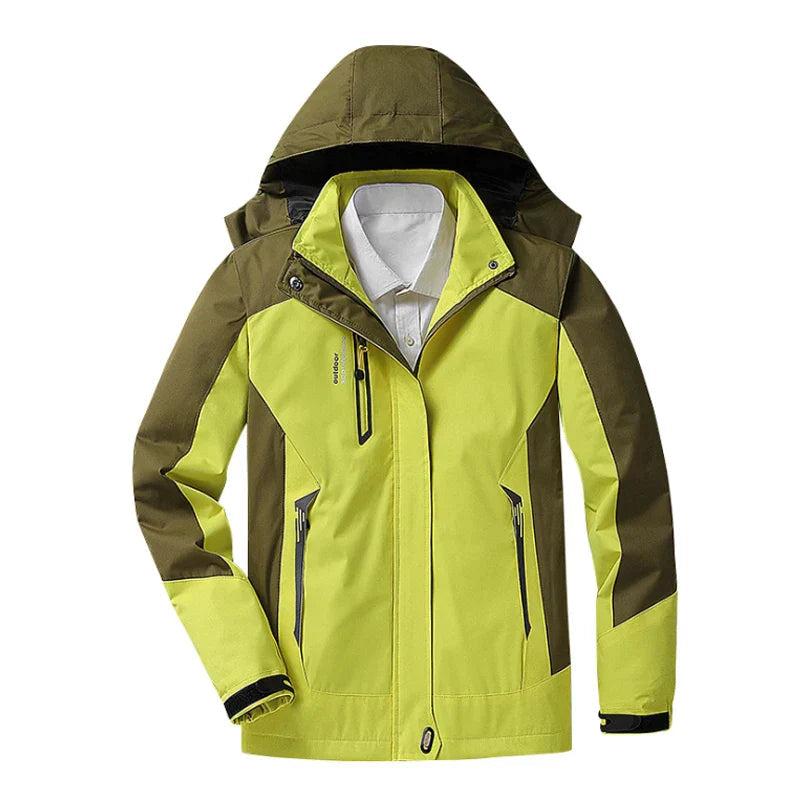 Women's Waterproof Windbreaker Jacket with Sporty Hooded Design 6