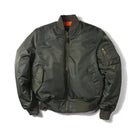 Women's Windproof Bomber Jacket with Zip Pocket and Ribbed Cuffs 0