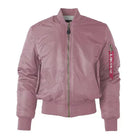 Women's Windproof Bomber Jacket with Zip Pocket and Ribbed Cuffs 10