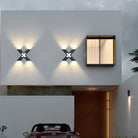 X-Lume Pro – Weatherproof X-Shape LED Wall Light for Enhanced Exterior Illumination 7