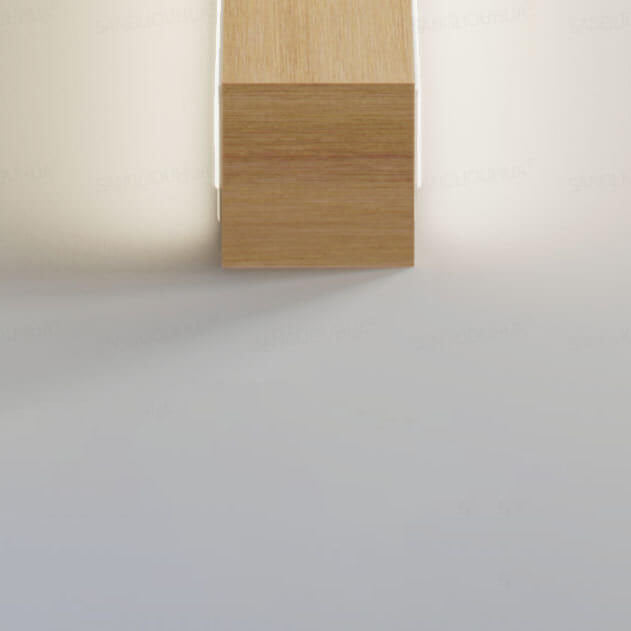 ZenBeam | Minimalist Solid Wood LED Wall Lamp for Warm Ambient Lighting 1