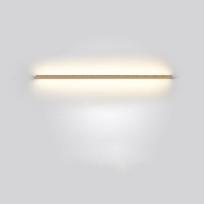 ZenBeam | Minimalist Solid Wood LED Wall Lamp for Warm Ambient Lighting 5