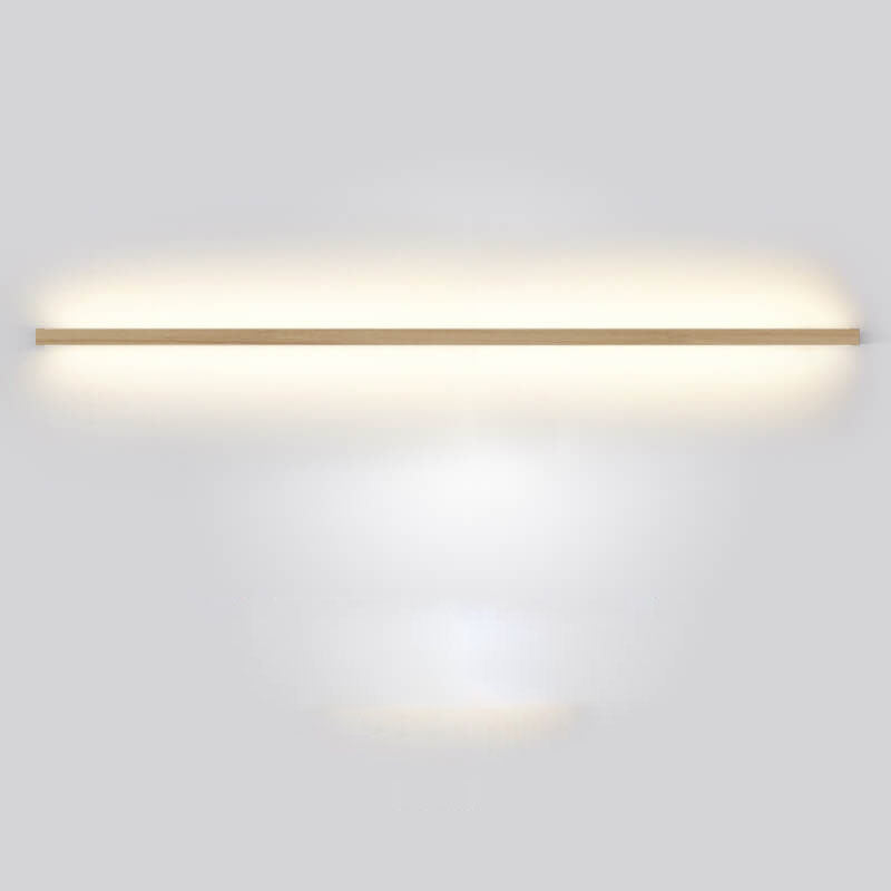 ZenBeam | Minimalist Solid Wood LED Wall Lamp for Warm Ambient Lighting 8
