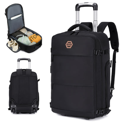 Wasserdichter Trolley-Laptop-Rucksack – 17 Zoll, Business & Reisen